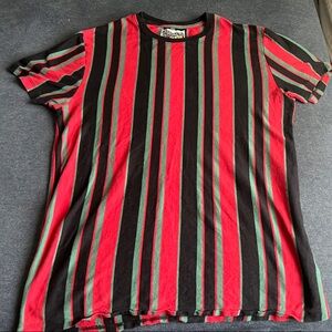 Striped Red and Black T-Shirt